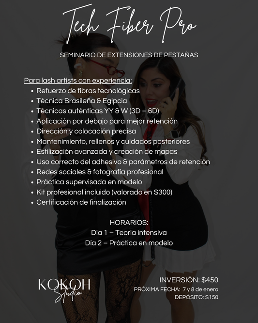 CURSO: TECH FIBER PRO 24 & 25 de MARZO 2026. (DEPÓSITO)